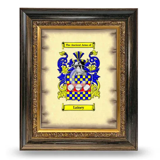 Lainey Coat of Arms Framed - Heirloom
