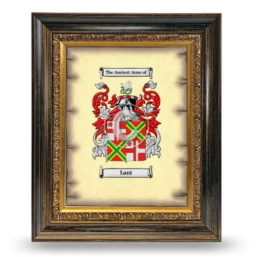 Lant Coat of Arms Framed - Heirloom