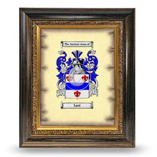 Last Coat of Arms Framed - Heirloom