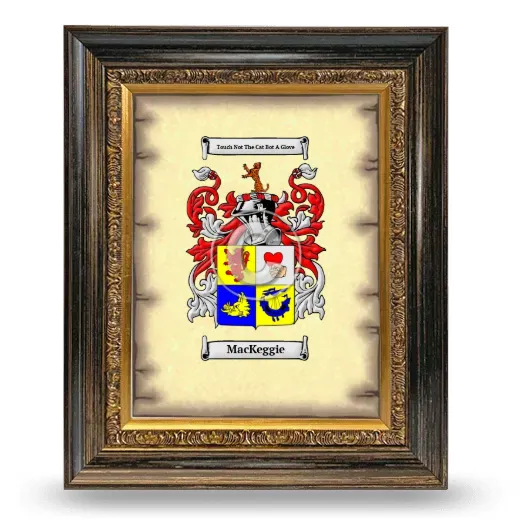 MacKeggie Coat of Arms Framed - Heirloom