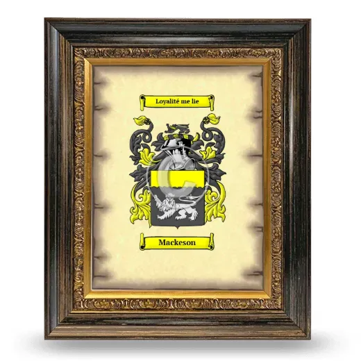Mackeson Coat of Arms Framed - Heirloom