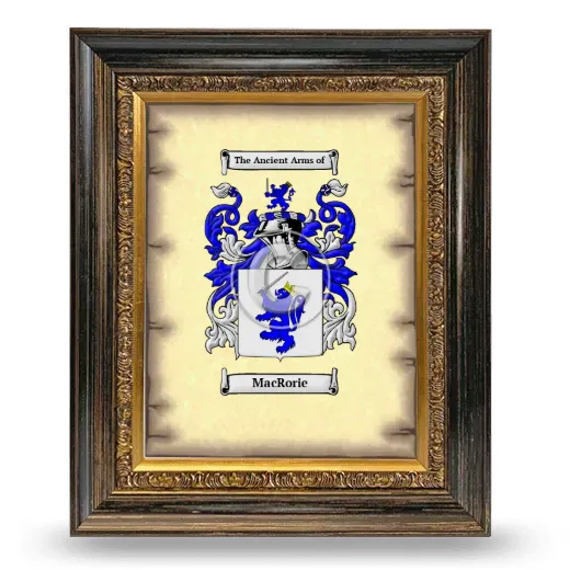 MacRorie Coat of Arms Framed - Heirloom