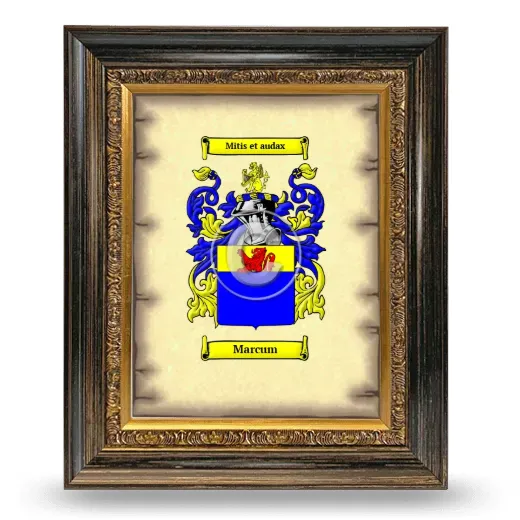 Marcum Coat of Arms Framed - Heirloom