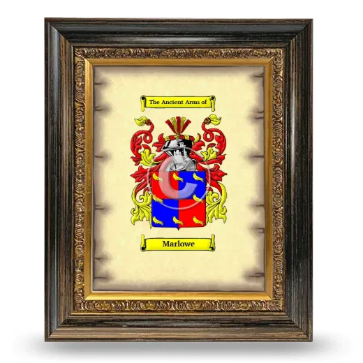 Marlowe Coat of Arms Framed - Heirloom