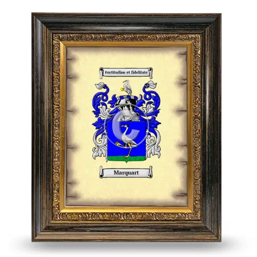 Marquart Coat of Arms Framed - Heirloom
