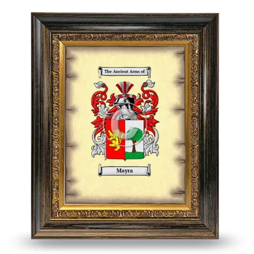 Mayra Coat of Arms Framed - Heirloom