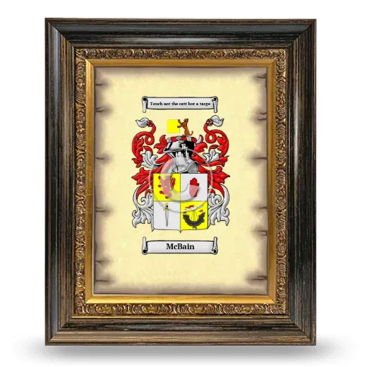 McBain Coat of Arms Framed - Heirloom