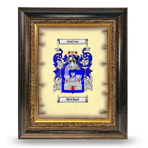 McClard Coat of Arms Framed - Heirloom