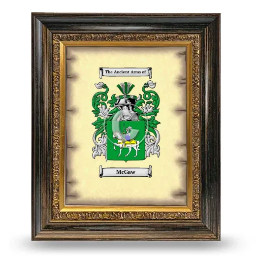 McGaw Coat of Arms Framed - Heirloom