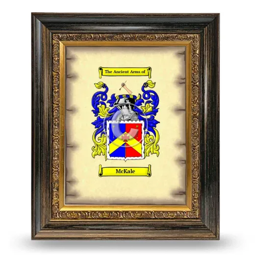 McKale Coat of Arms Framed - Heirloom