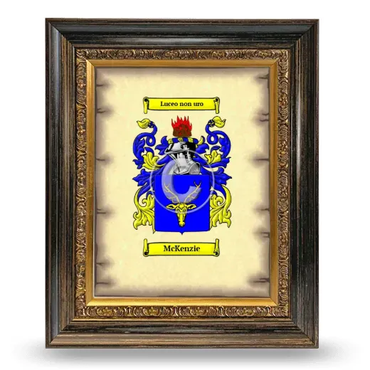 McKenzie Coat of Arms Framed - Heirloom