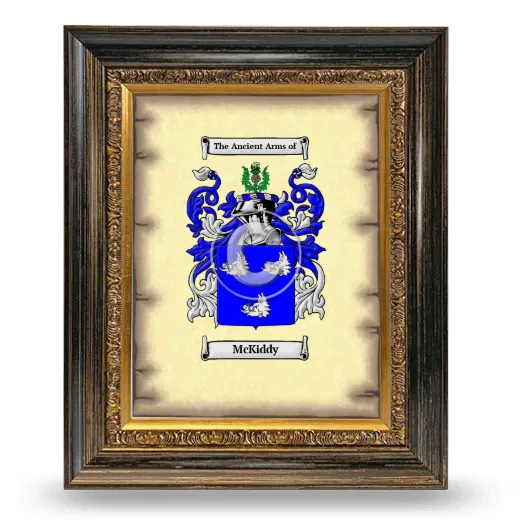 McKiddy Coat of Arms Framed - Heirloom