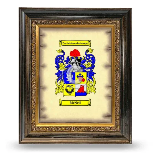 McNeil Coat of Arms Framed - Heirloom