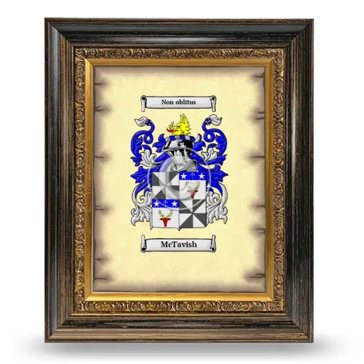 McTavish Coat of Arms Framed - Heirloom