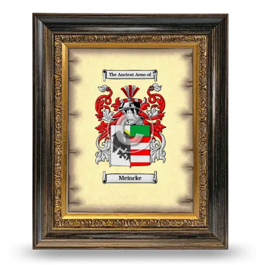 Meincke Coat of Arms Framed - Heirloom