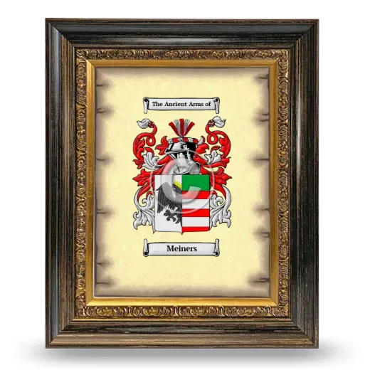 Meiners Coat of Arms Framed - Heirloom