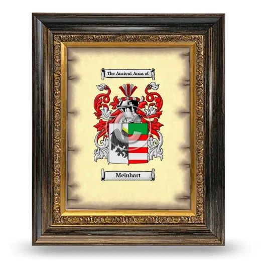 Meinhart Coat of Arms Framed - Heirloom