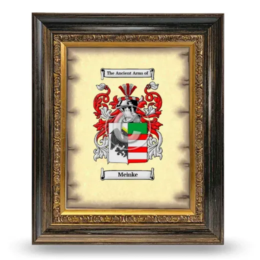 Meinke Coat of Arms Framed - Heirloom