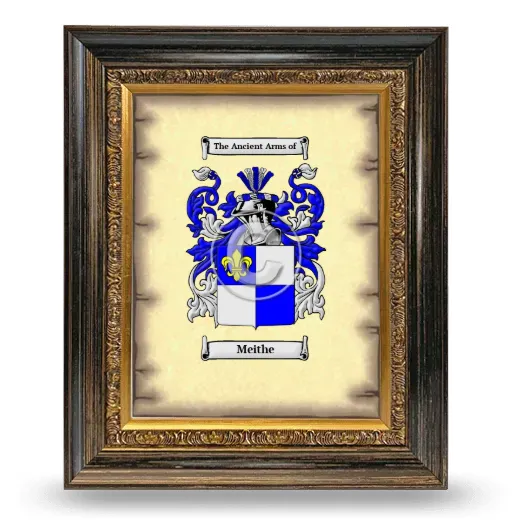 Meithe Coat of Arms Framed - Heirloom