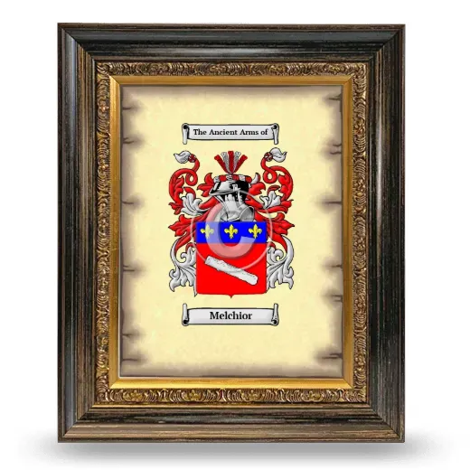 Melchior Coat of Arms Framed - Heirloom