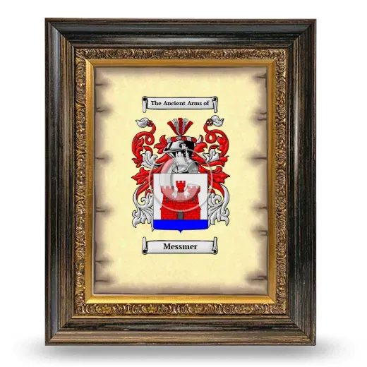 Messmer Coat of Arms Framed - Heirloom