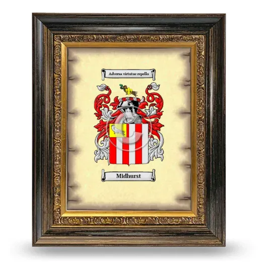 Midhurst Coat of Arms Framed - Heirloom