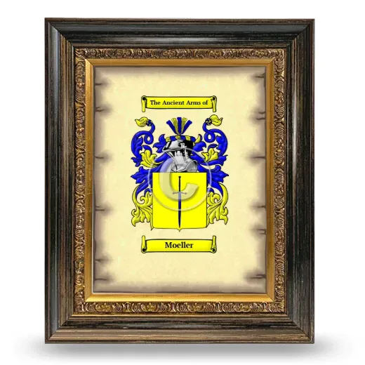 Moeller Coat of Arms Framed - Heirloom