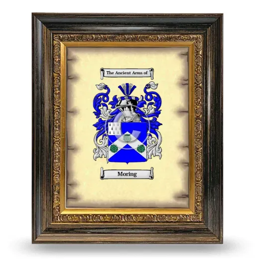 Moring Coat of Arms Framed - Heirloom