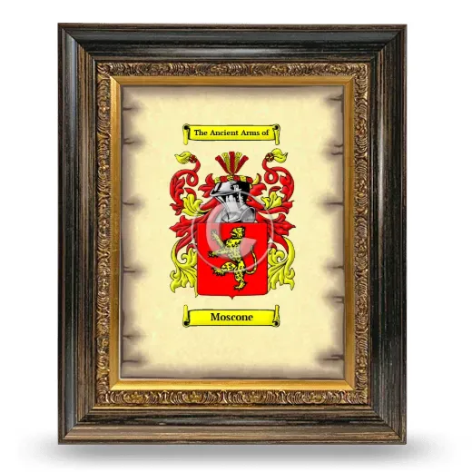 Moscone Coat of Arms Framed - Heirloom