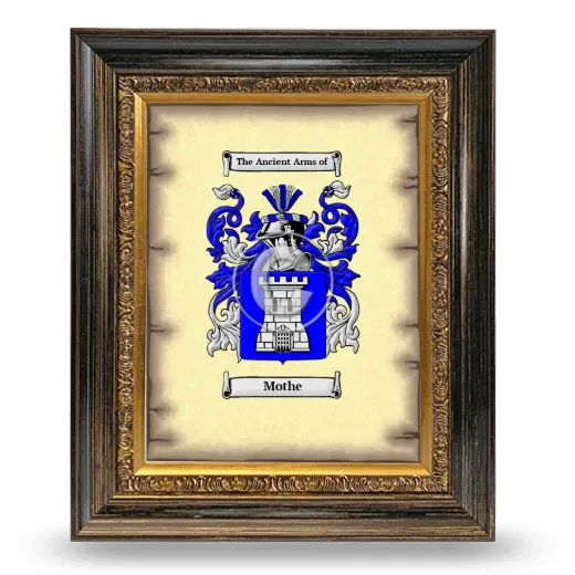 Mothe Coat of Arms Framed - Heirloom