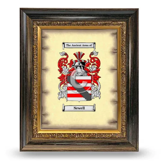 Newell Coat of Arms Framed - Heirloom