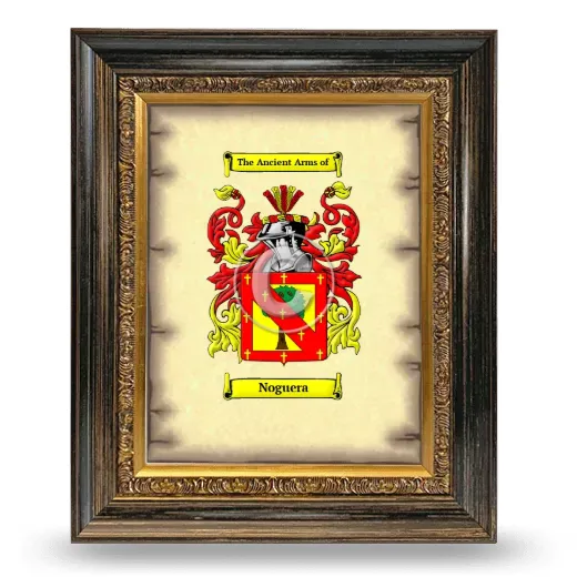 Noguera Coat of Arms Framed - Heirloom