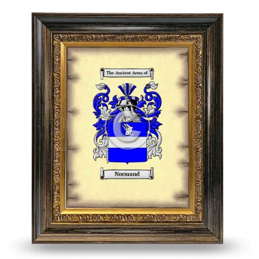 Normand Coat of Arms Framed - Heirloom