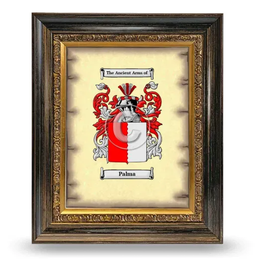 Palma Coat of Arms Framed - Heirloom