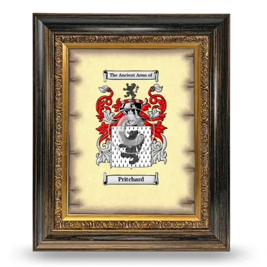Pritchard Coat of Arms Framed - Heirloom