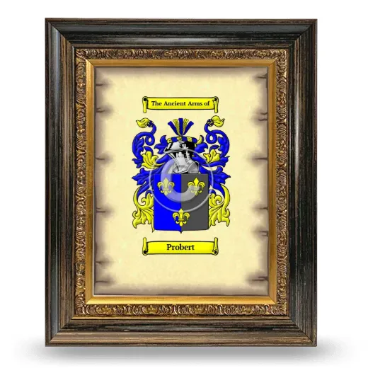 Probert Coat of Arms Framed - Heirloom