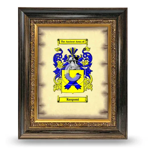 Rasponi Coat of Arms Framed - Heirloom