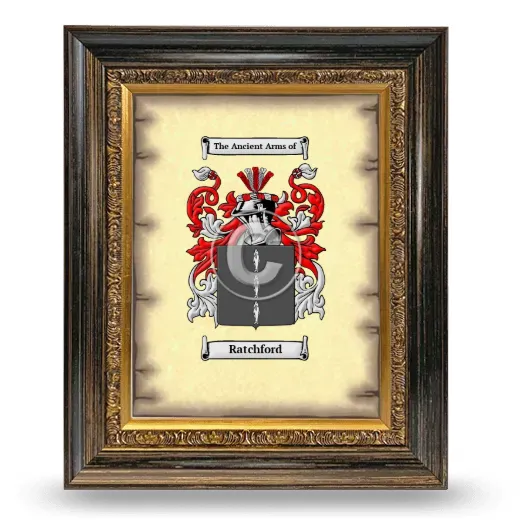 Ratchford Coat of Arms Framed - Heirloom