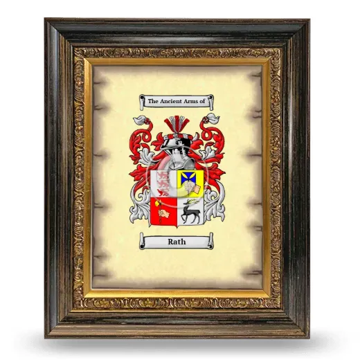 Rath Coat of Arms Framed - Heirloom