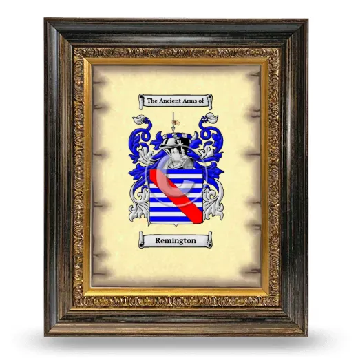 Remington Coat of Arms Framed - Heirloom