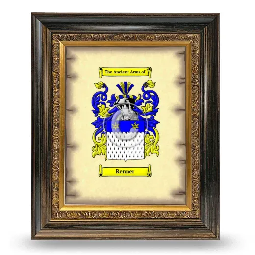Renner Coat of Arms Framed - Heirloom