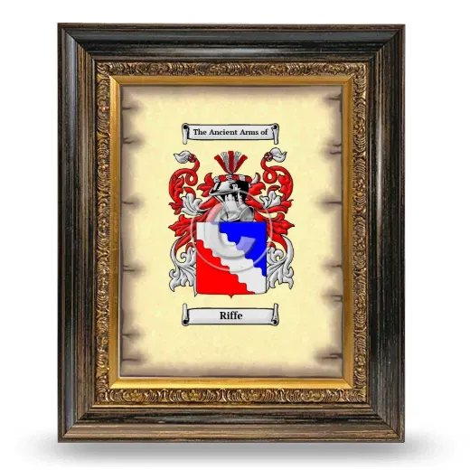 Riffe Coat of Arms Framed - Heirloom