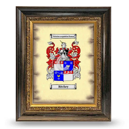 Ritchey Coat of Arms Framed - Heirloom