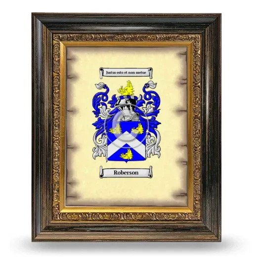 Roberson Coat of Arms Framed - Heirloom