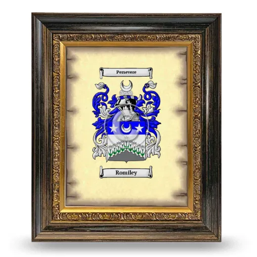 Romiley Coat of Arms Framed - Heirloom