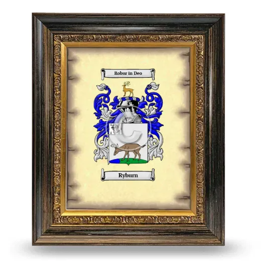Ryburn Coat of Arms Framed - Heirloom