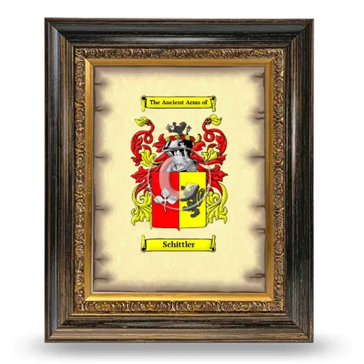 Schittler Coat of Arms Framed - Heirloom