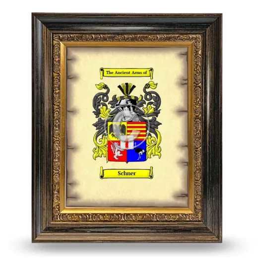 Schner Coat of Arms Framed - Heirloom