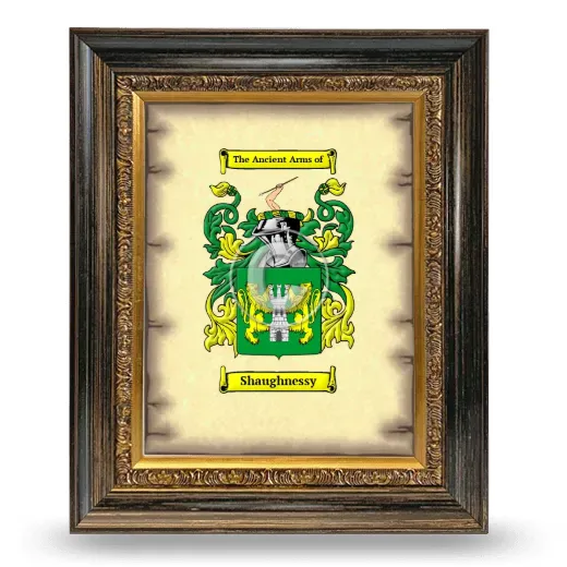 Shaughnessy Coat of Arms Framed - Heirloom