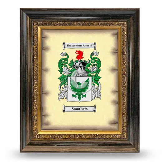 Smathers Coat of Arms Framed - Heirloom